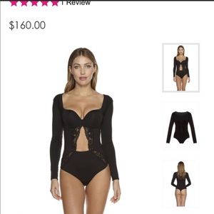 Cosabella Bisou Black Bodysuit size 3 (M)